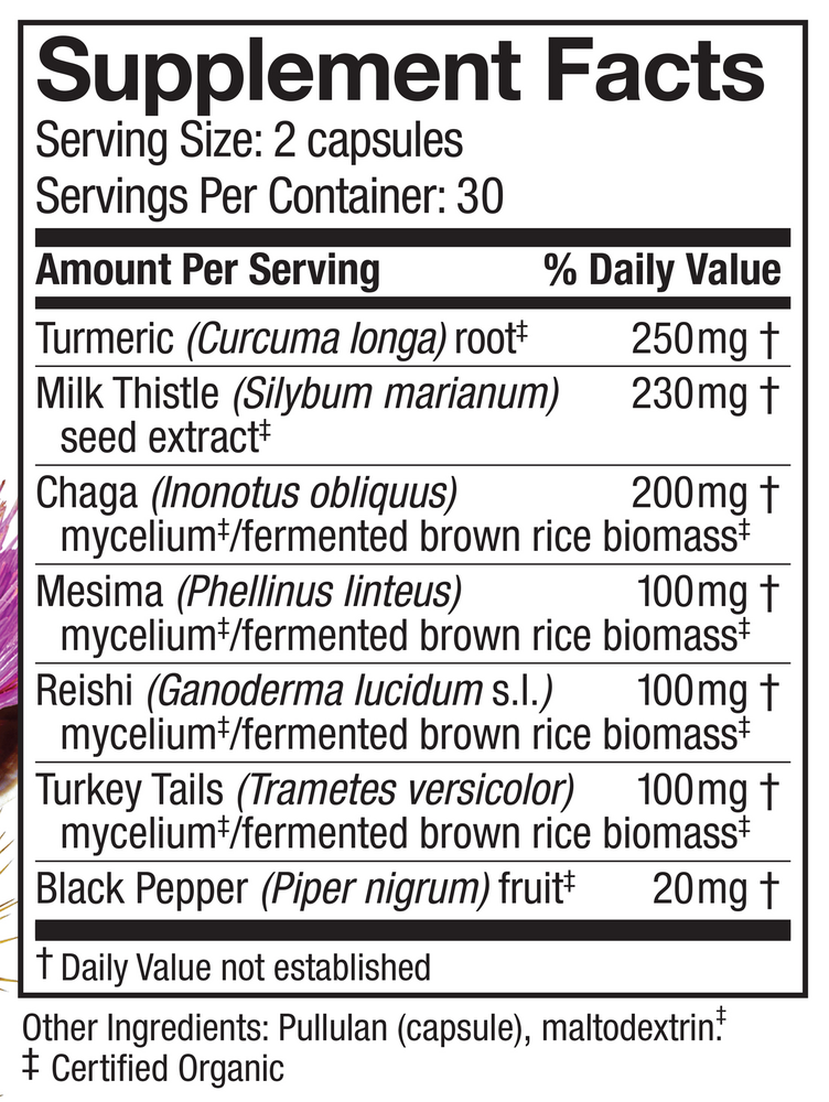 Product image for MycoBotanicals Liver.