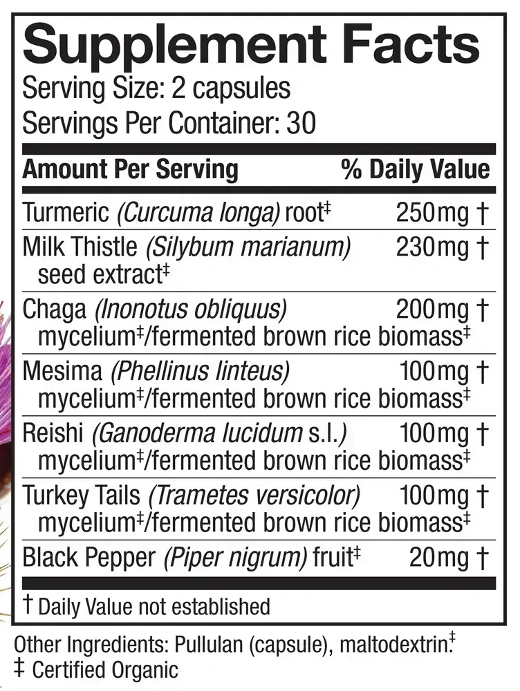 Product image for MycoBotanicals Liver.