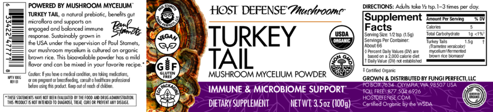 Product image for Organic Turkey Tail Powder.
