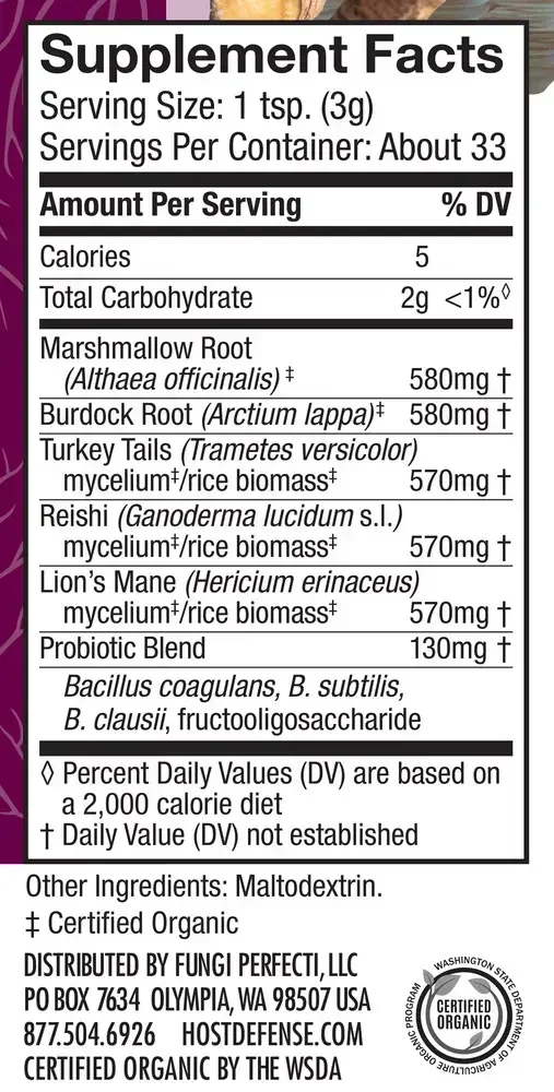 Product image for MycoBotanicals® Microbiome Powder.