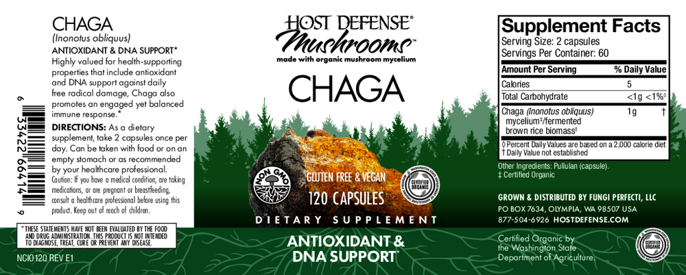 Product image for Chaga (Inonotus obliquus).