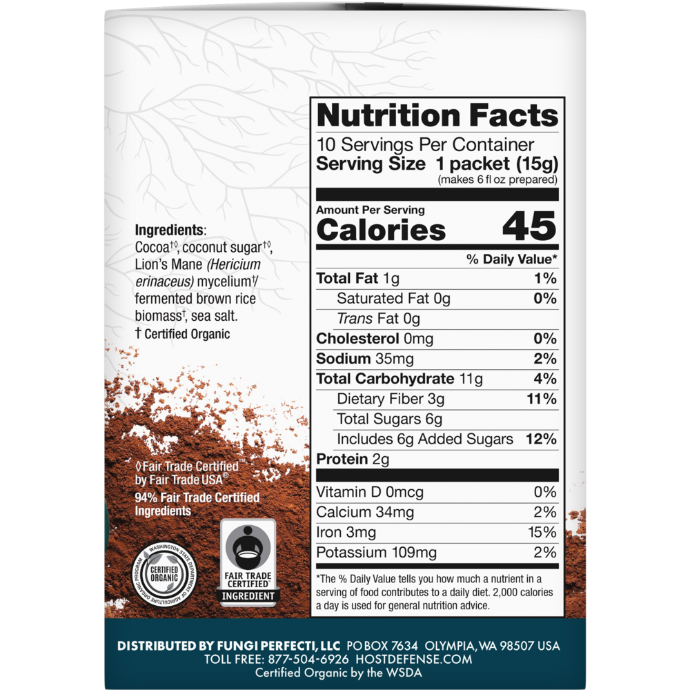 Product image for MycoBrew® Cocoa - 10 Pack.