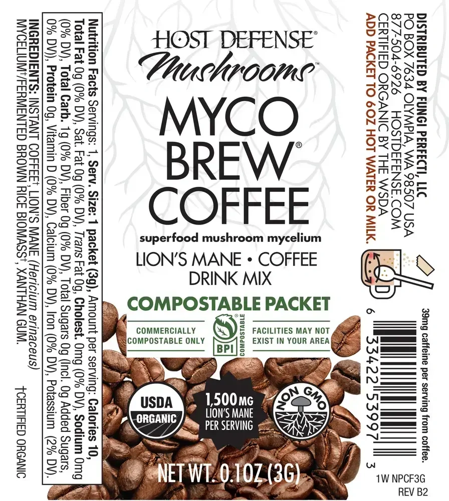 Product image for MycoBrew® Coffee Lion's Mane Coffee Drink Mix.