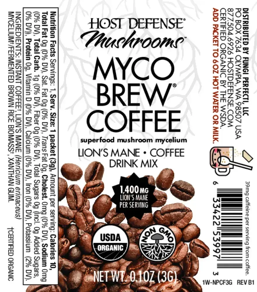 Product image for MycoBrew® Coffee Lion's Mane Coffee Drink Mix.