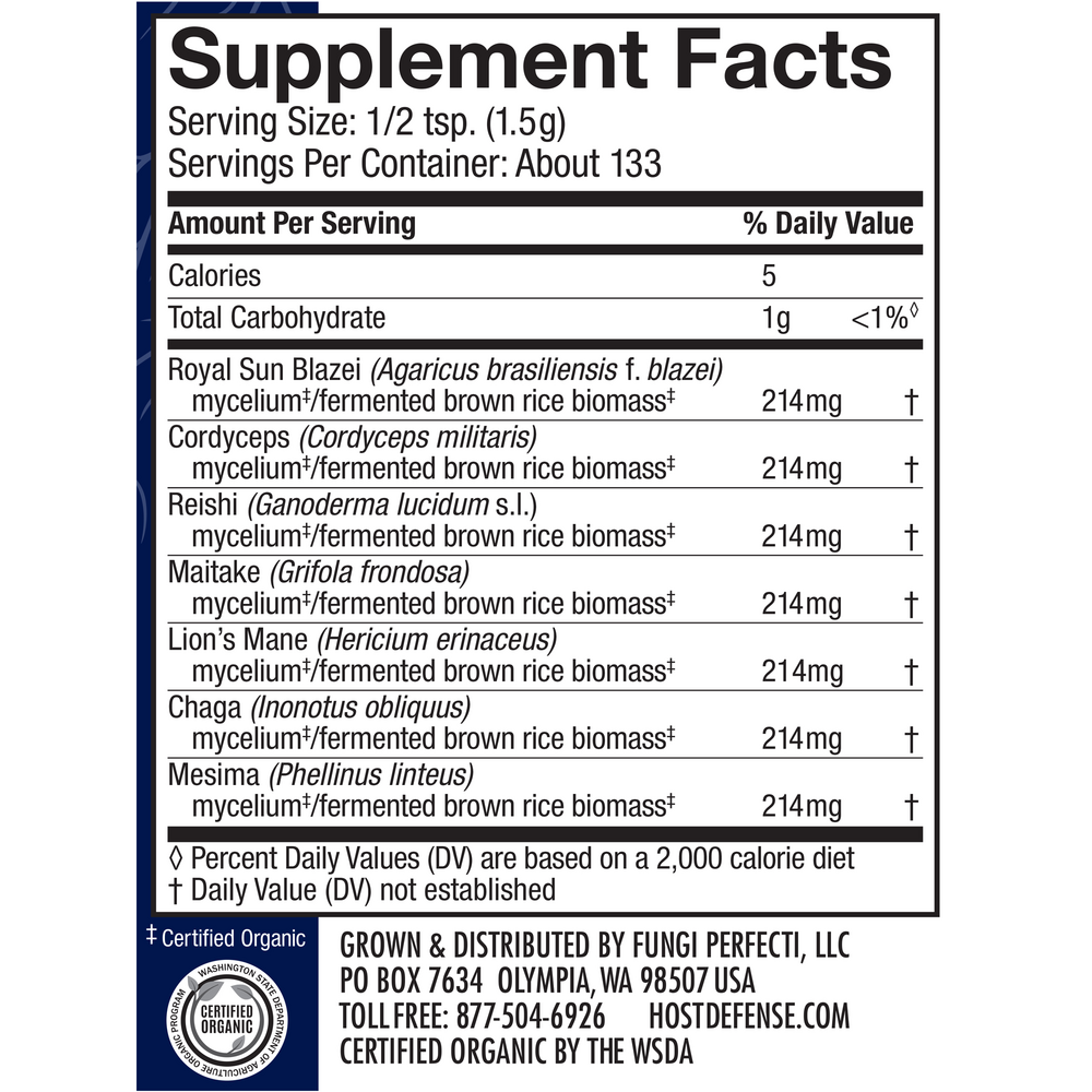 Product image for Organic Stamets 7 Powder.
