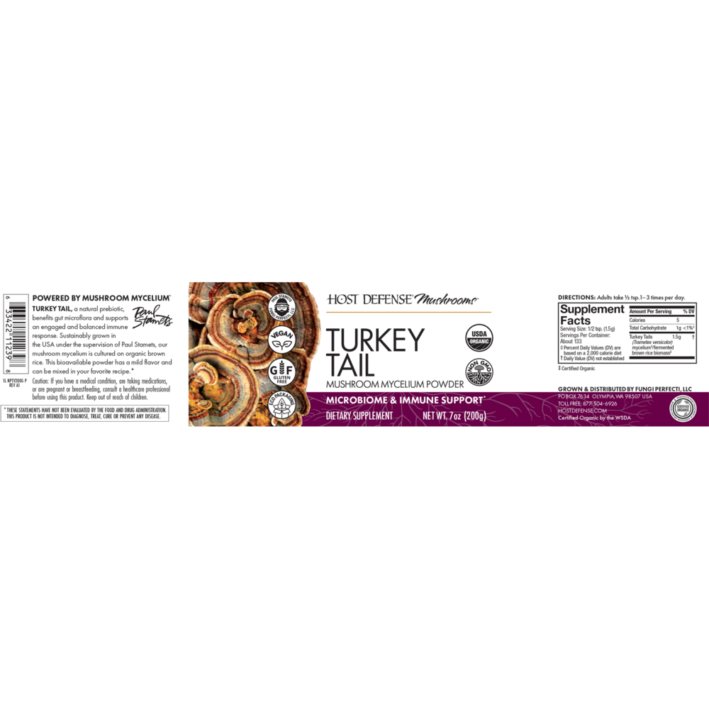 Product image for Organic Turkey Tail Powder.