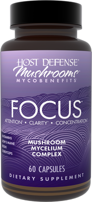 Host Defense Mushrooms MycoBenefits Focus Capsules 60 capsules