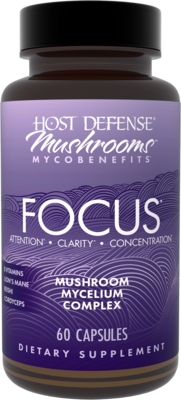 Host Defense Mushrooms MycoBenefits Focus Capsules 60 capsules