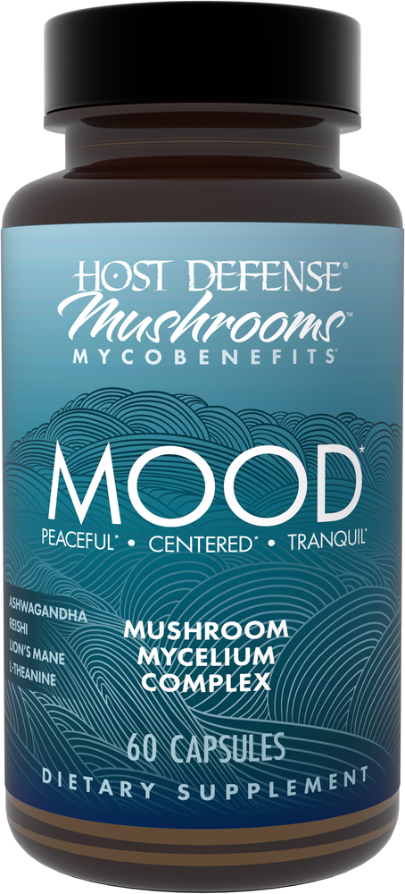 Product image for Host Defense Mushrooms MycoBenefits Mood Capsules.