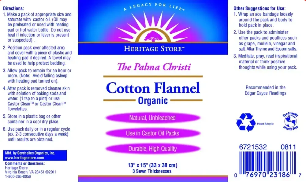 Product image for Cotton Flannel/Organic.
