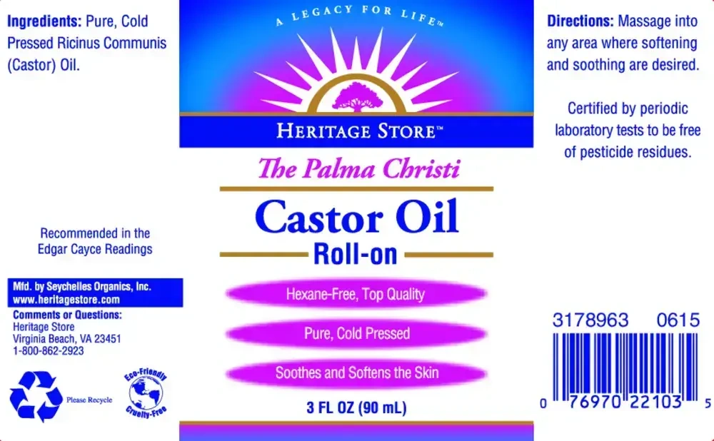 Product image for Castor Oil Roll-On.