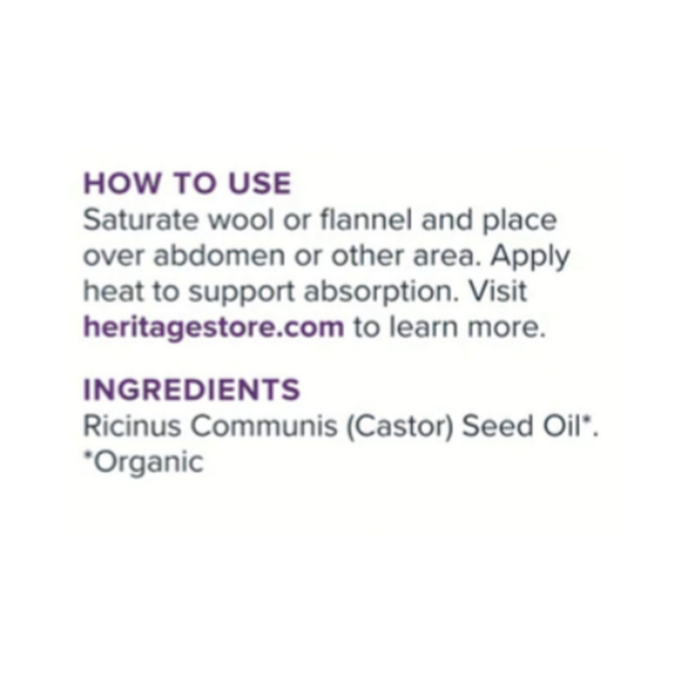 Product image for Organic Castor Oil.