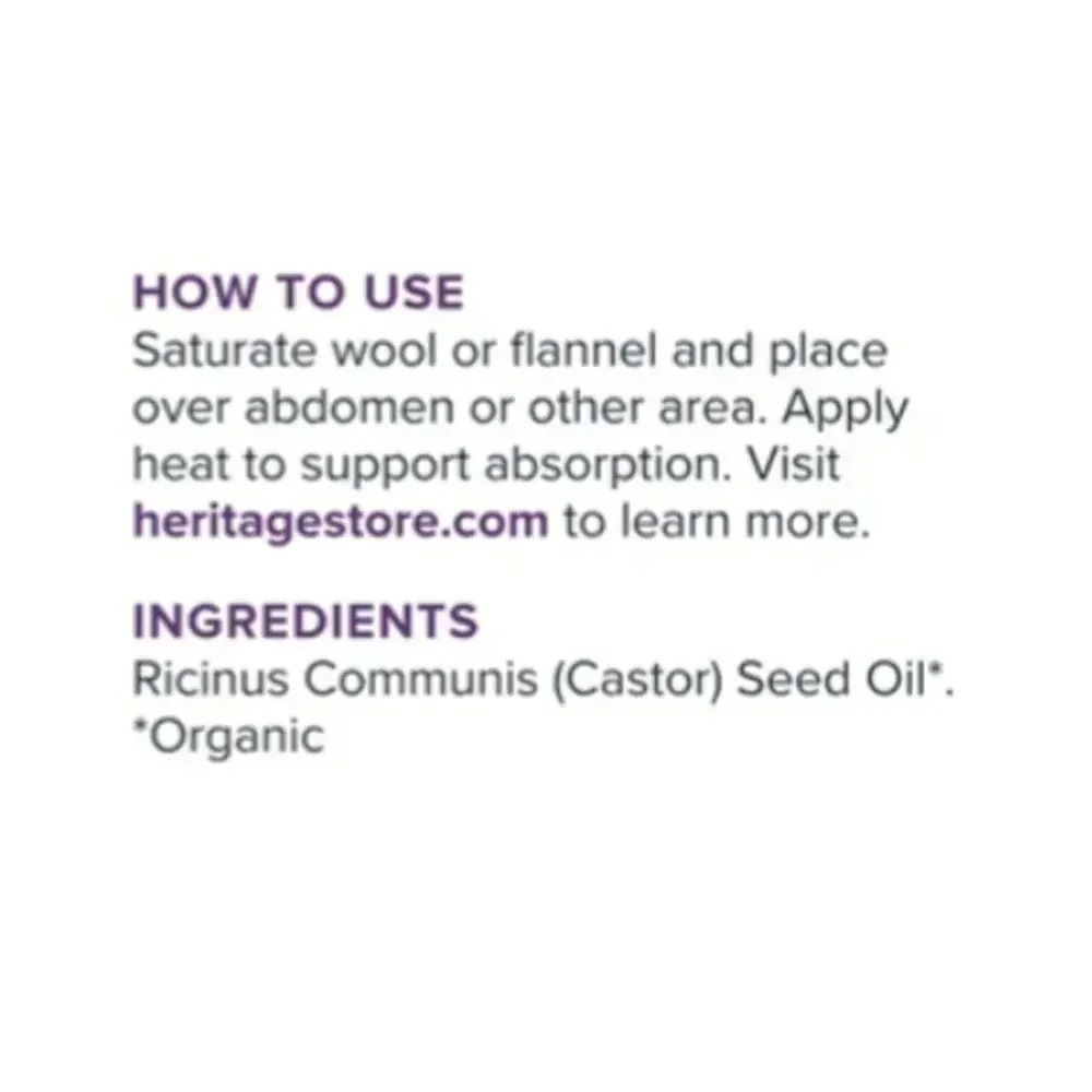 Product image for Organic Castor Oil.