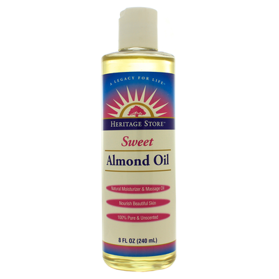 Almond Oil (Sweet) w/Vit E 8 Ounces