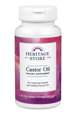 Castor Oil Capsules 725mg 60 Softgels