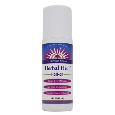 Herbal Heat Roll On Wintrgreen 3 Ounces