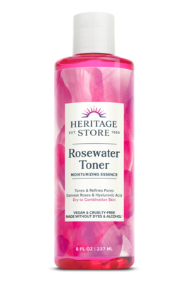 Rose Petals Rosewater Face Toner 8 Ounces
