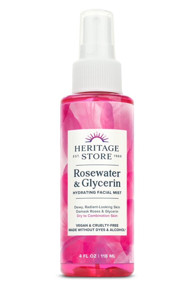 Product image for Rosewater &amp; Glycerin w&#x2F;atomizer spray.