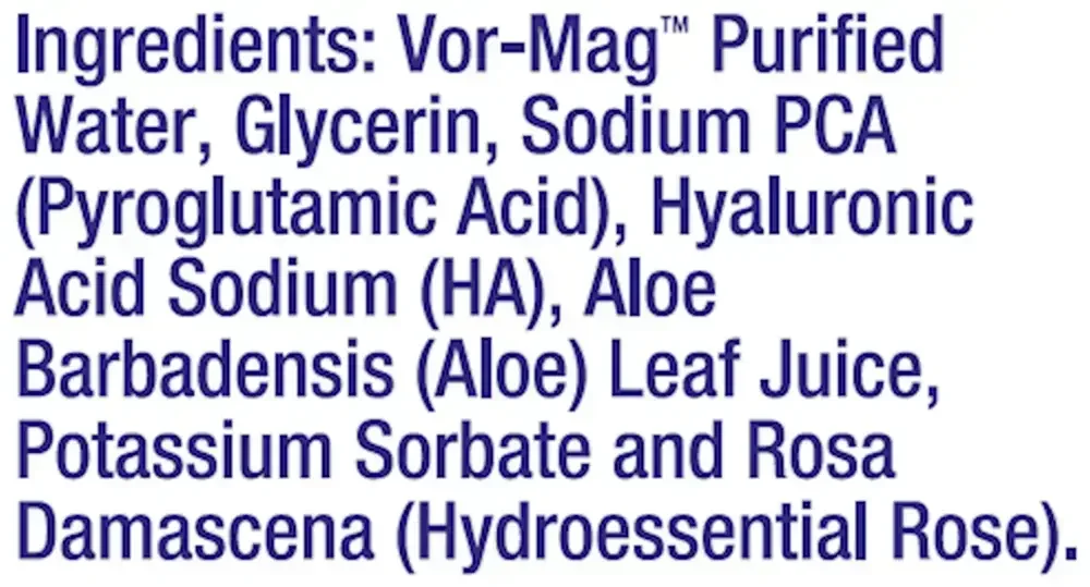 Product image for Rosewater Serum with 1% HA Drops.