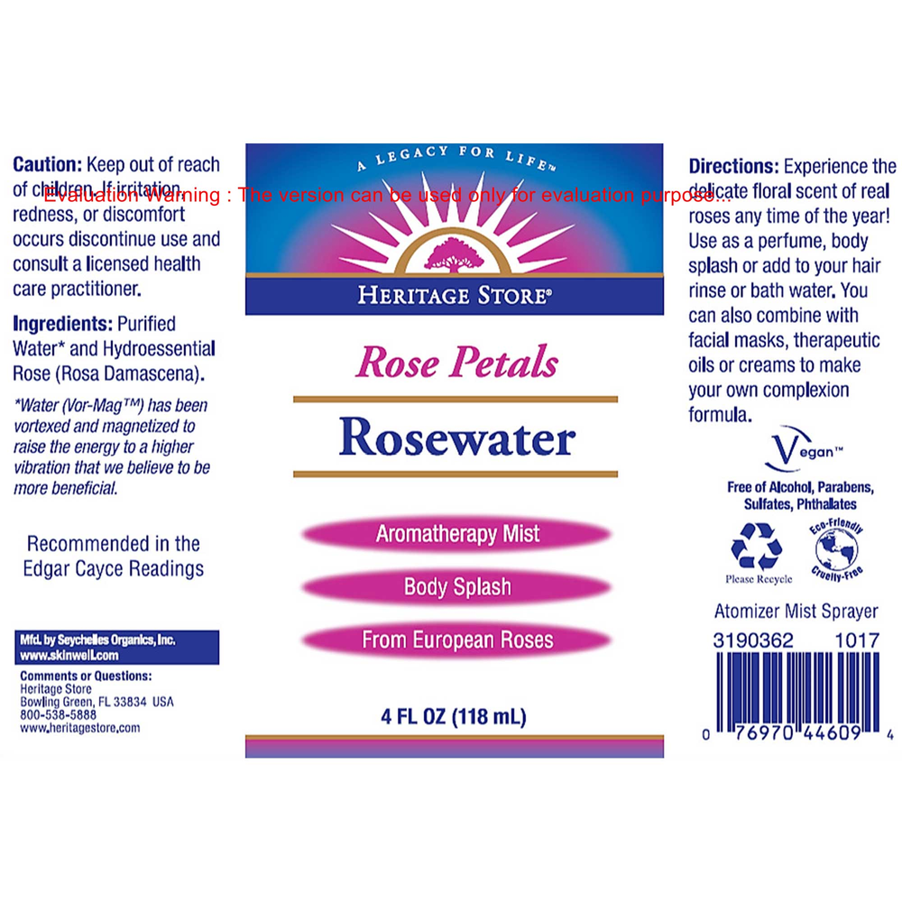 Product image for Rosewater Spray.