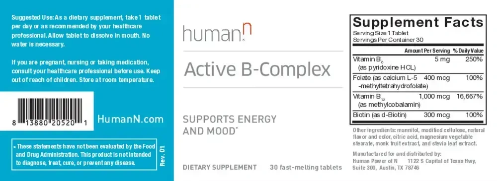 Product image for Active B Complex.