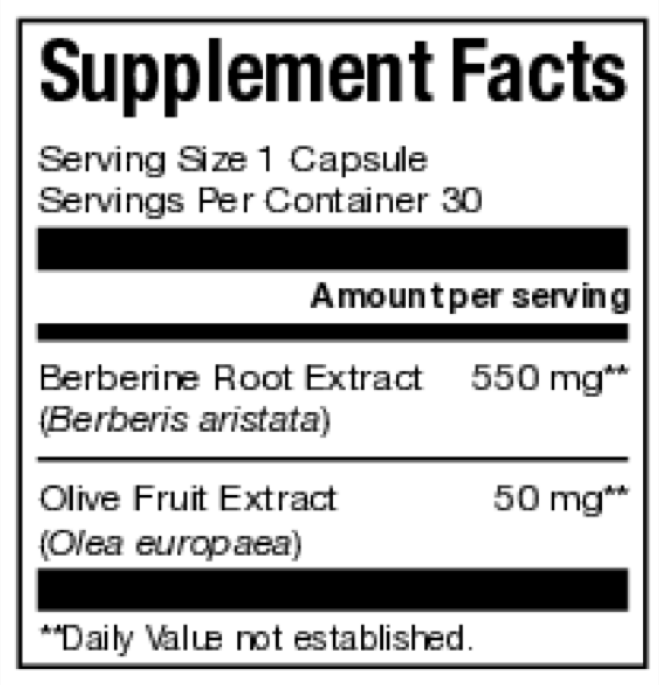 Product image for Berberine Complex.