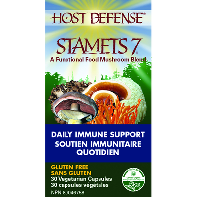 Host Defense Stamets 7 Multi Mushroom Daily Immune Support Capsules product image