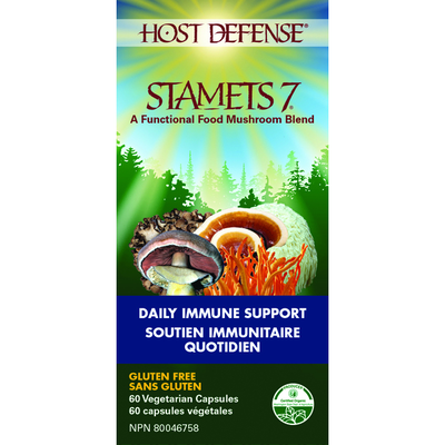 Host Defense Stamets 7 Multi Mushroom Daily Immune Support Capsules product image