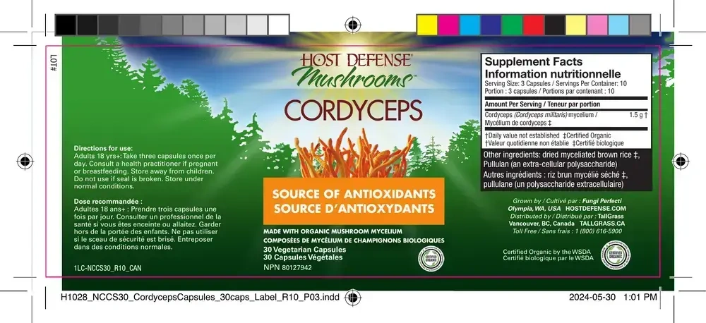 Product image for Cordyceps (Cordyceps Sinensis) Capsules.