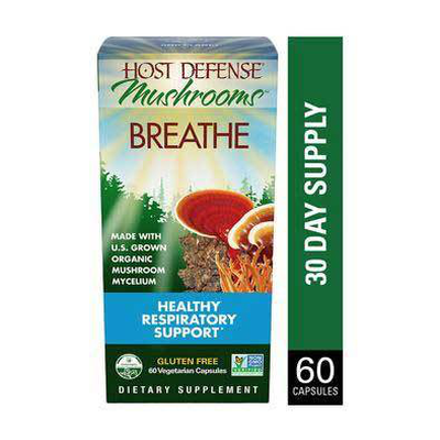 Breathe Capsules (Cordyceps,Reishi & Chaga) product image