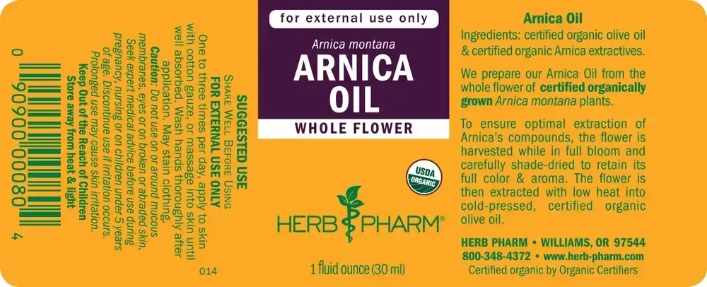 Product image for Arnica Oil.
