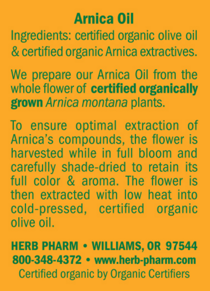 Product image for Arnica Oil.
