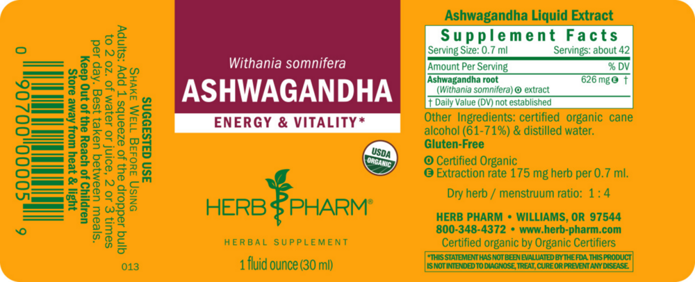 Product image for Ashwagandha.