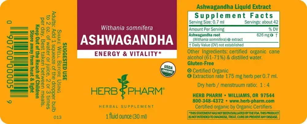 Product image for Ashwagandha.
