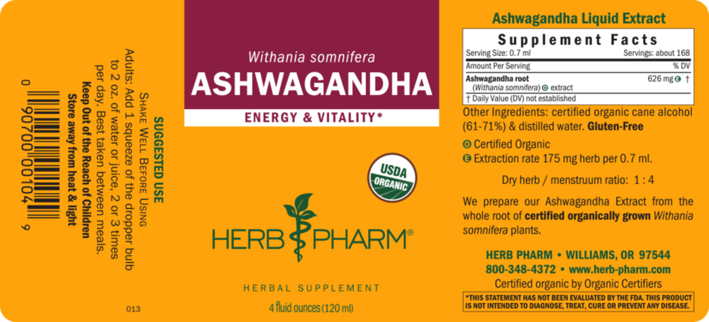 Product image for Ashwagandha.