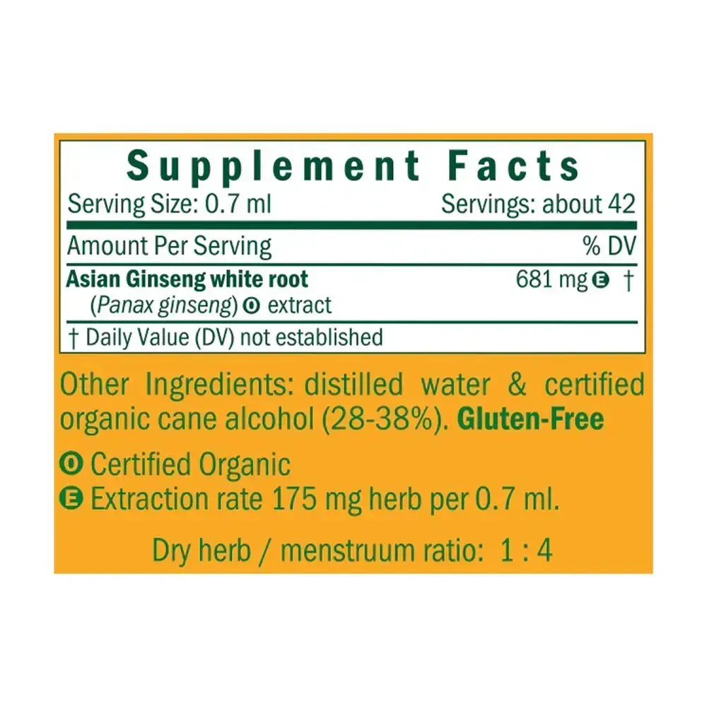 Product image for Asian (Panax) Ginseng.