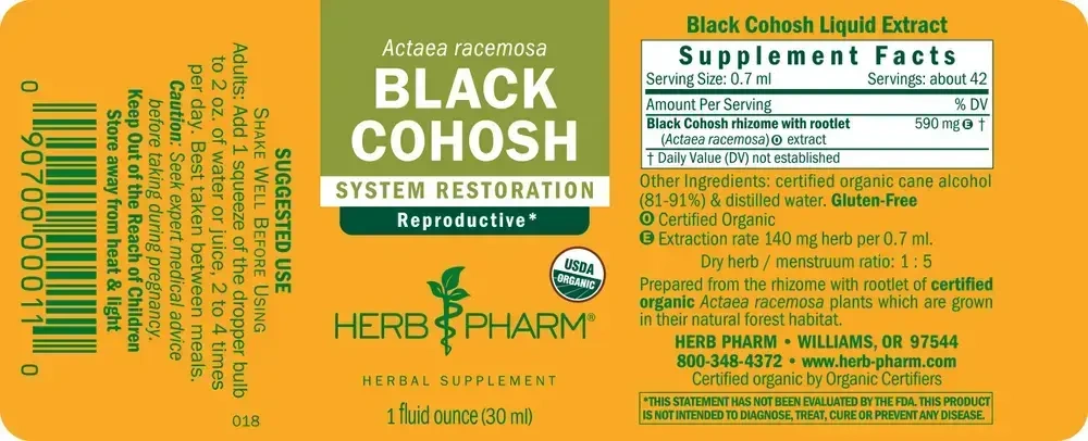 Product image for Black Cohosh.