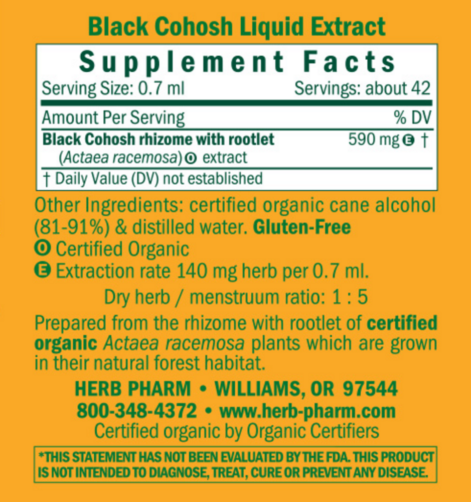 Product image for Black Cohosh.