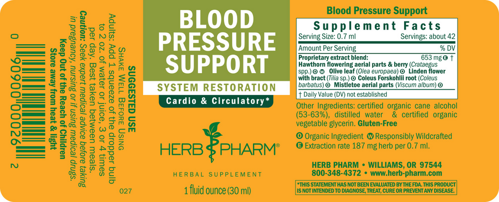 Product image for Blood Pressure Support.