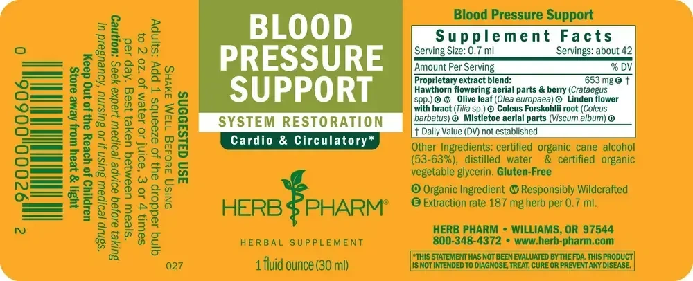 Product image for Blood Pressure Support.