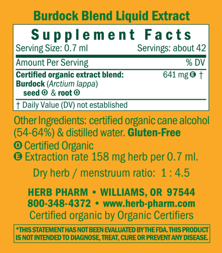 Product image for Burdock Blend.