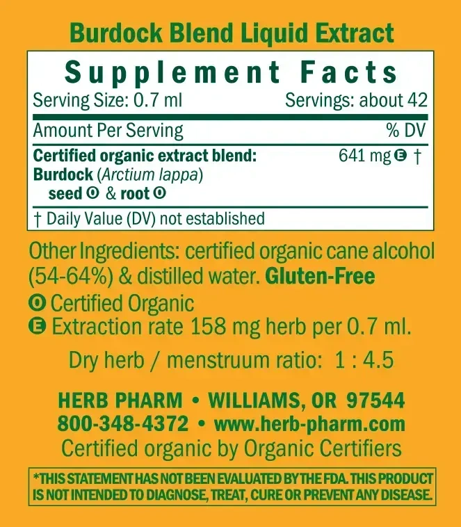 Product image for Burdock Blend.