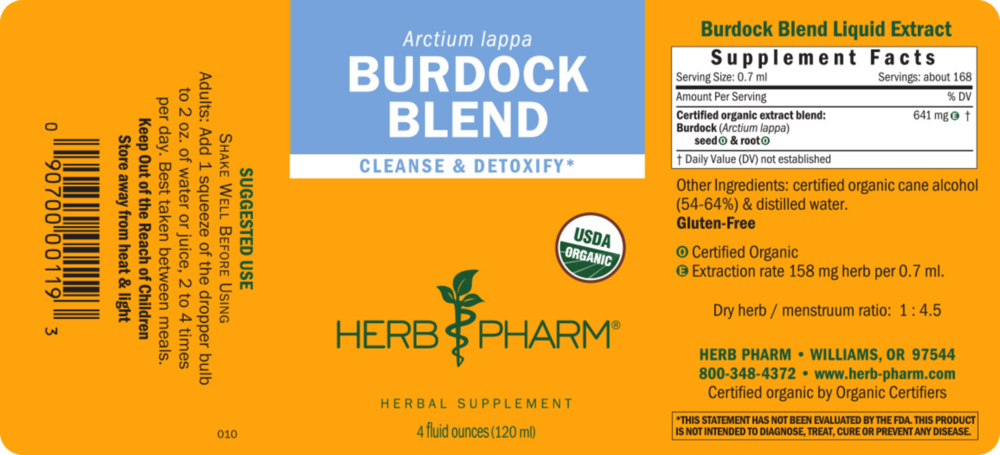 Product image for Burdock Blend.