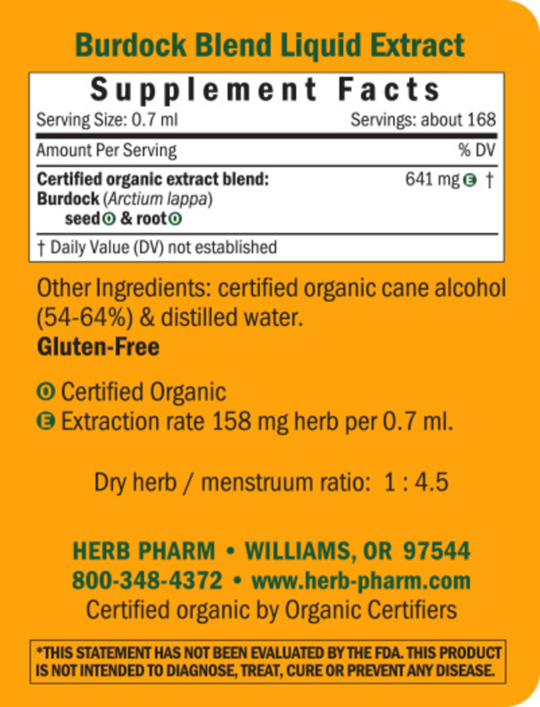 Product image for Burdock Blend.