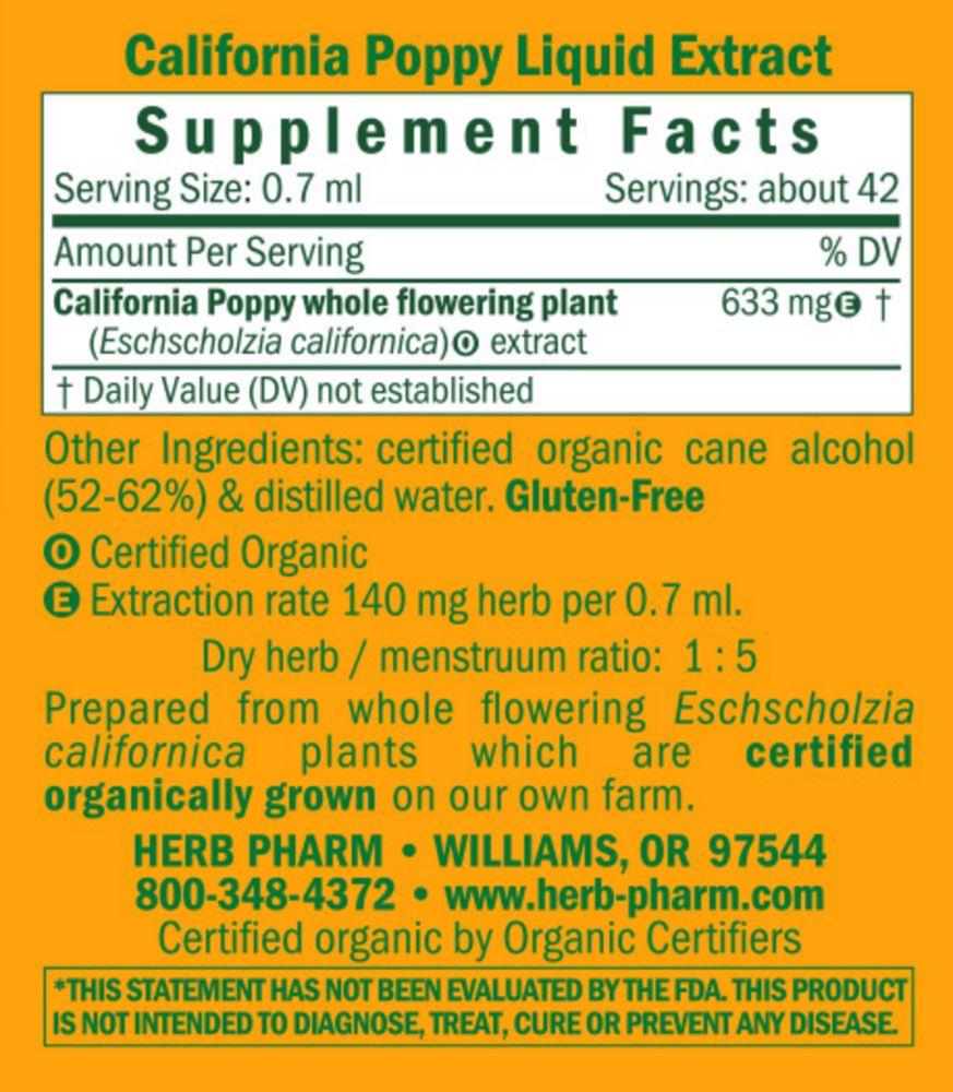 Product image for California Poppy.