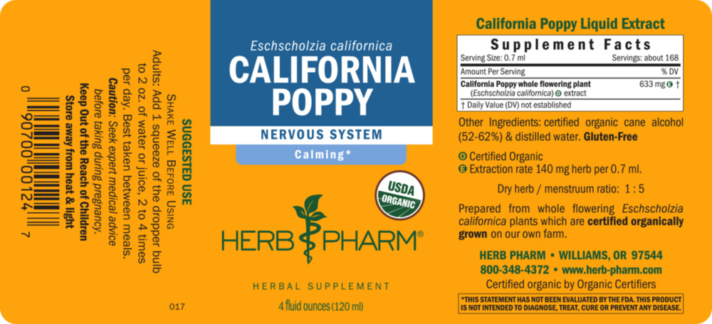 Product image for California Poppy.