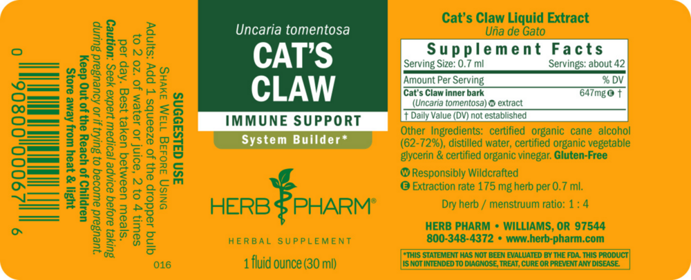 Product image for Cats Claw (Una De Gato).