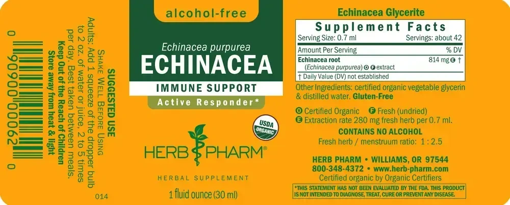 Product image for Echinacea Glycerite.