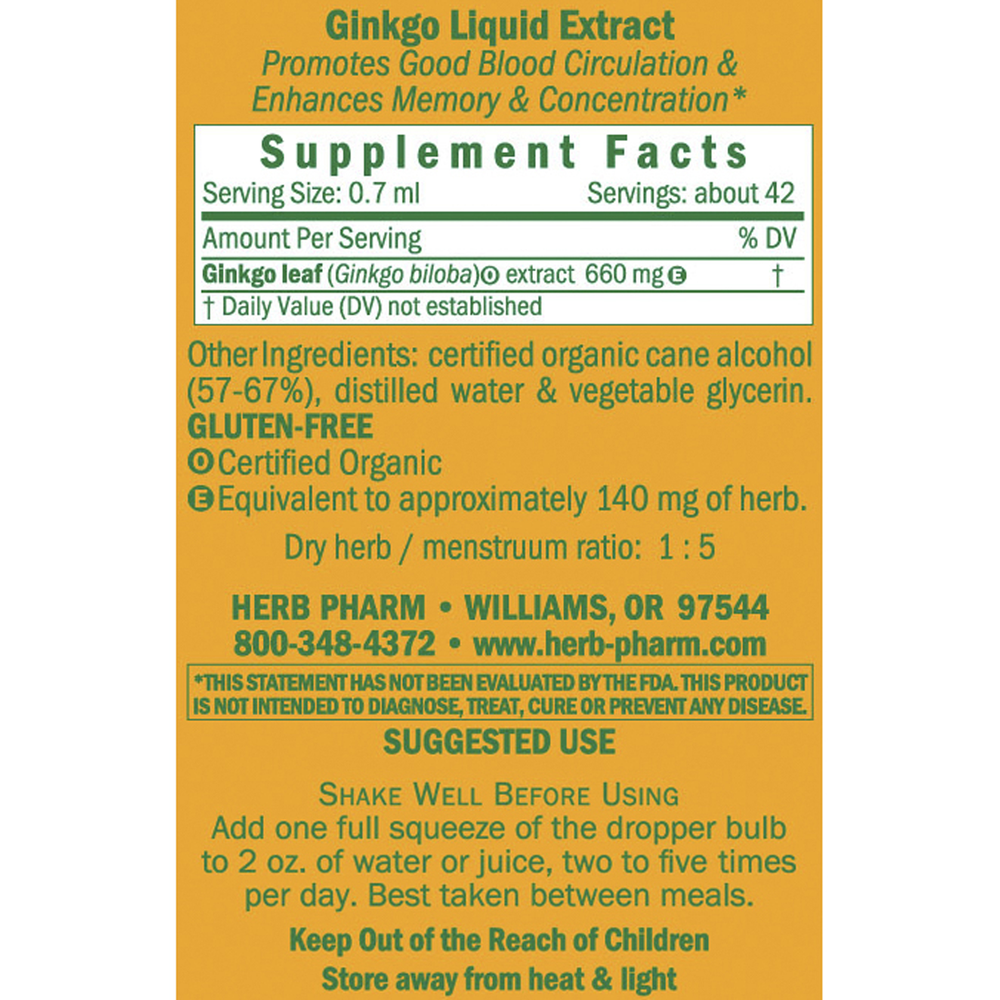 Product image for Ginkgo.