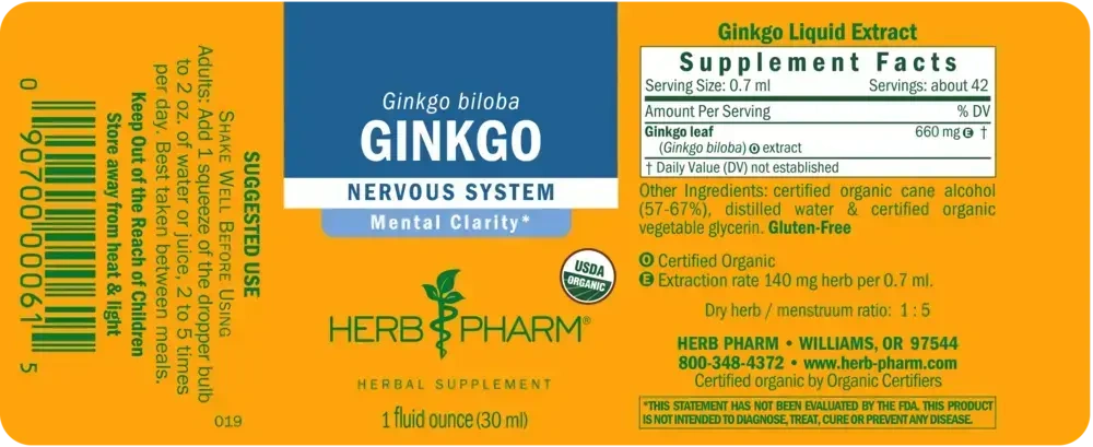 Product image for Ginkgo.